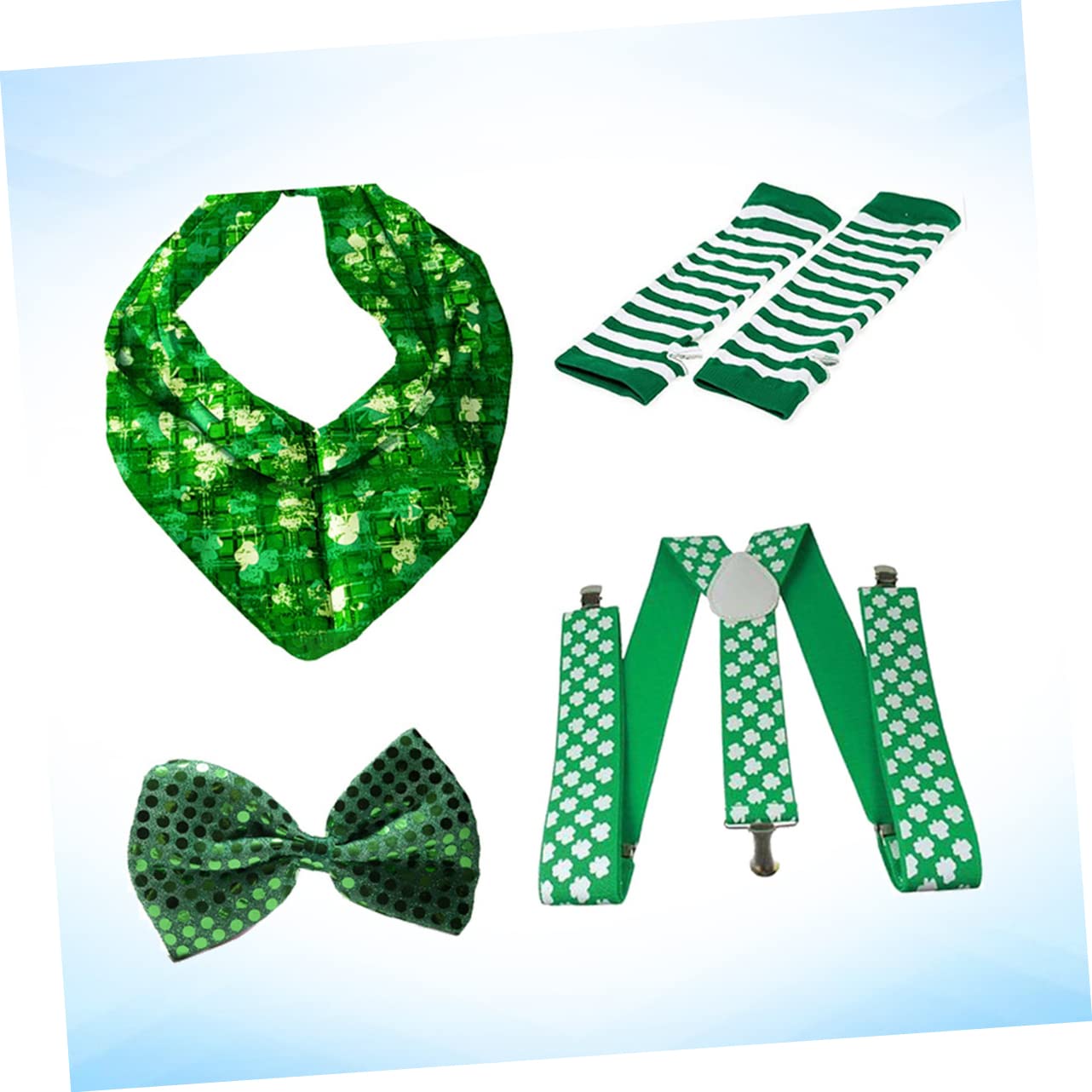 Foto 3 pulgar | Set De Accesorios Para Disfraces Feltechelectr, Día De San Patricio, Color Verde - Venta Internacional.