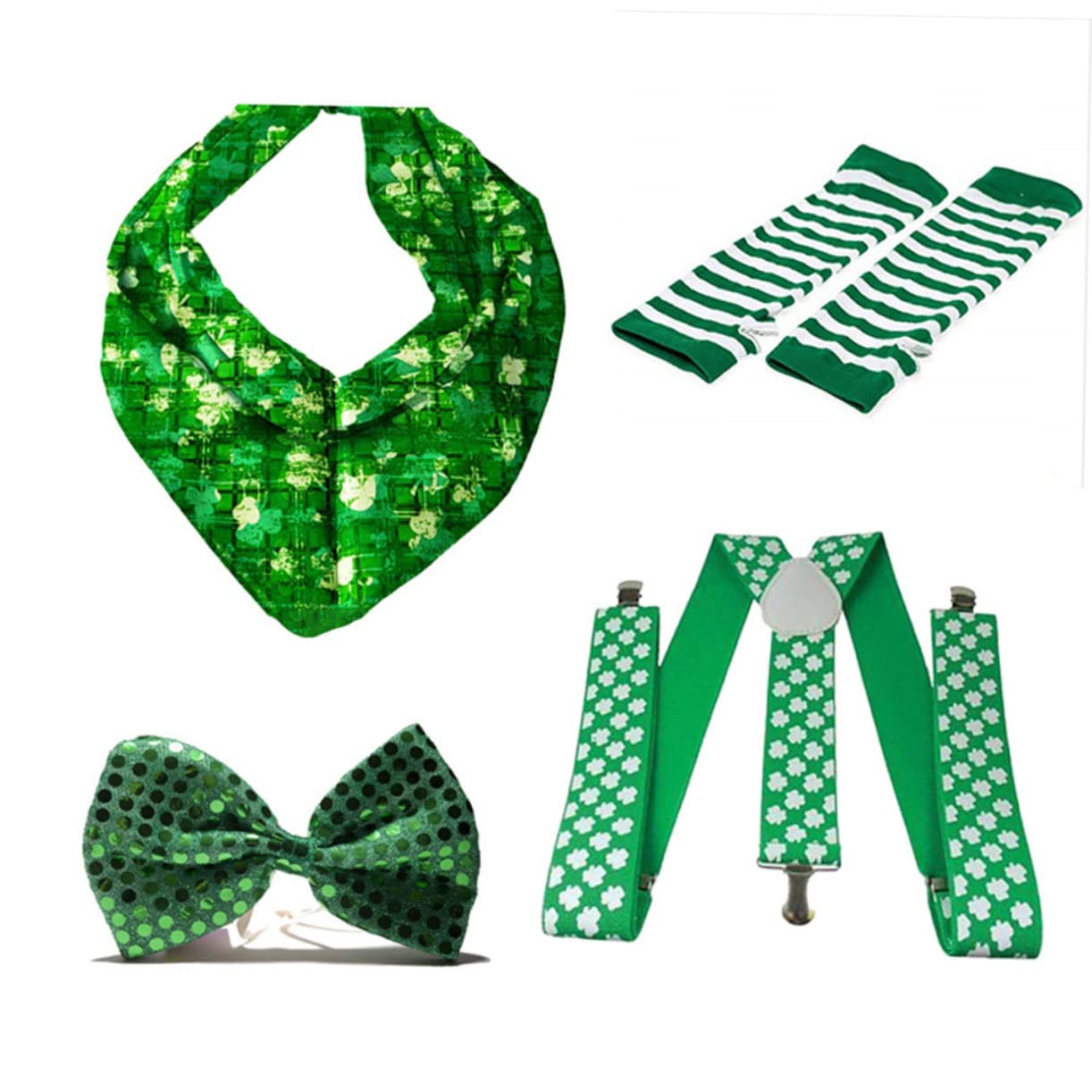 Foto 7 pulgar | Set De Accesorios Para Disfraces Feltechelectr, Día De San Patricio, Color Verde - Venta Internacional.