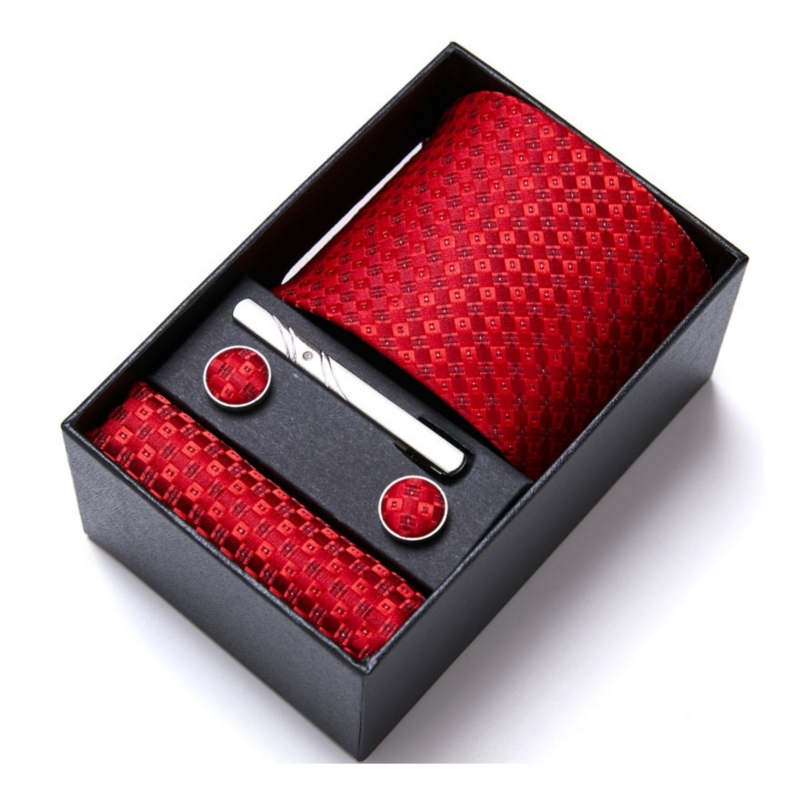 Foto 3 pulgar | Set De Corbatas Para Hombre, Bufanda, Sujetador, Caja De Regalo - Venta Internacional.