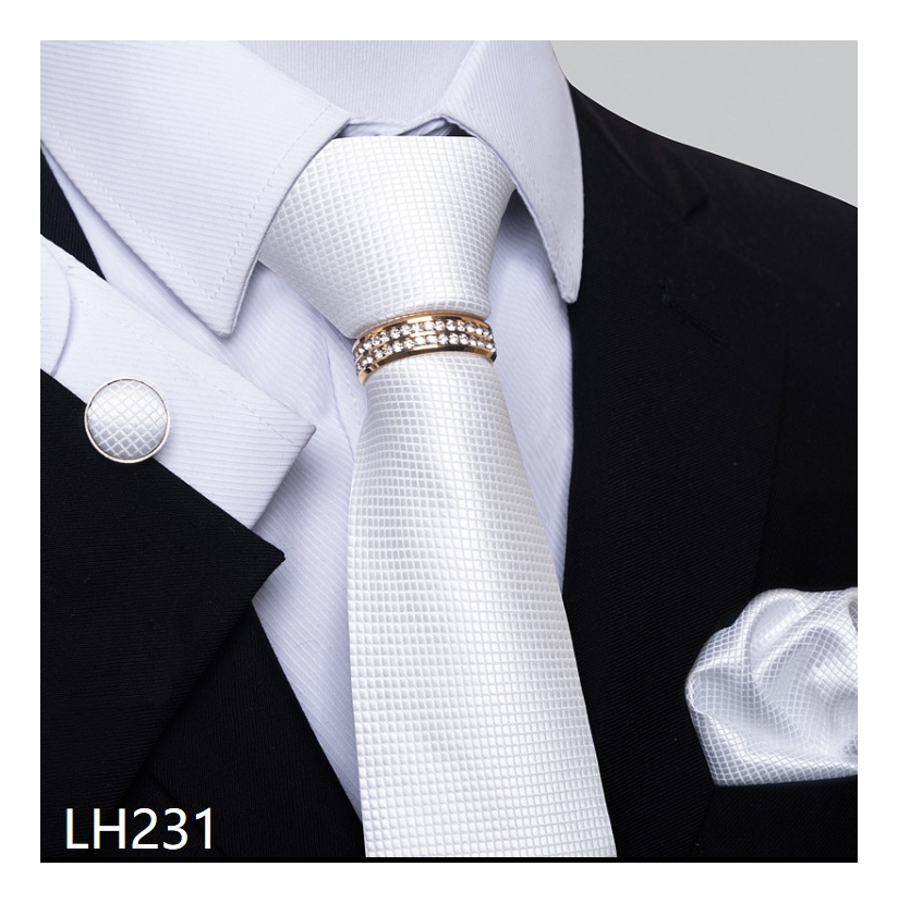 Foto 3 pulgar | Set De Regalo Para Hombre Con Corbata, Pañuelo Y Gemelos - Venta Internacional.