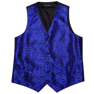 Foto 4 | Conjunto De Chaleco Barry.wang Para Hombre, Cachemir Y Seda Con Flores, Jacquard - Venta Internacional.
