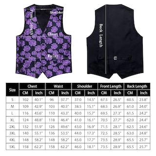 Foto 6 | Conjunto De Chaleco Barry.wang Para Hombre, Cachemir Y Seda Con Flores, Jacquard - Venta Internacional.