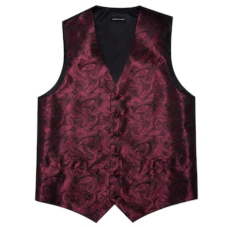 Foto 5 | Conjunto De Chaleco Barry.wang Para Hombre, Cachemir Y Seda Con Flores, Jacquard - Venta Internacional.