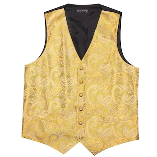 Foto 4 | Conjunto De Chaleco Barry.wang Para Hombre, Cachemir Y Seda Con Flores, Jacquard - Venta Internacional.