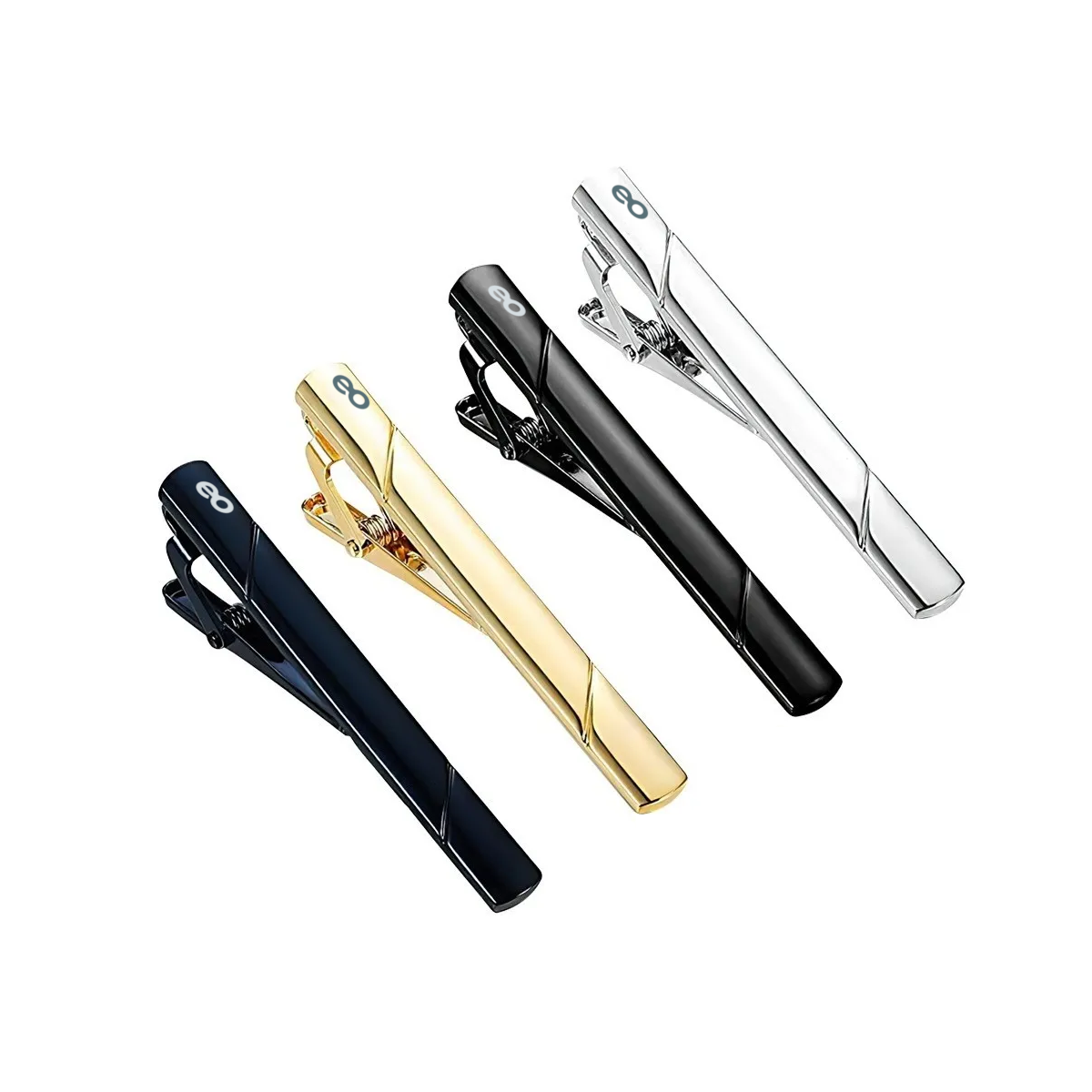 Foto 2 pulgar | Juego De Clips Para Corbata Eo Safe Imports Esi-608-1 Multicolor