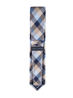Foto 3 | Corbata De Seda De Poliéster Con Estampado De Tartán De Búfalo De Tommy Hilfiger - Venta Internacional.