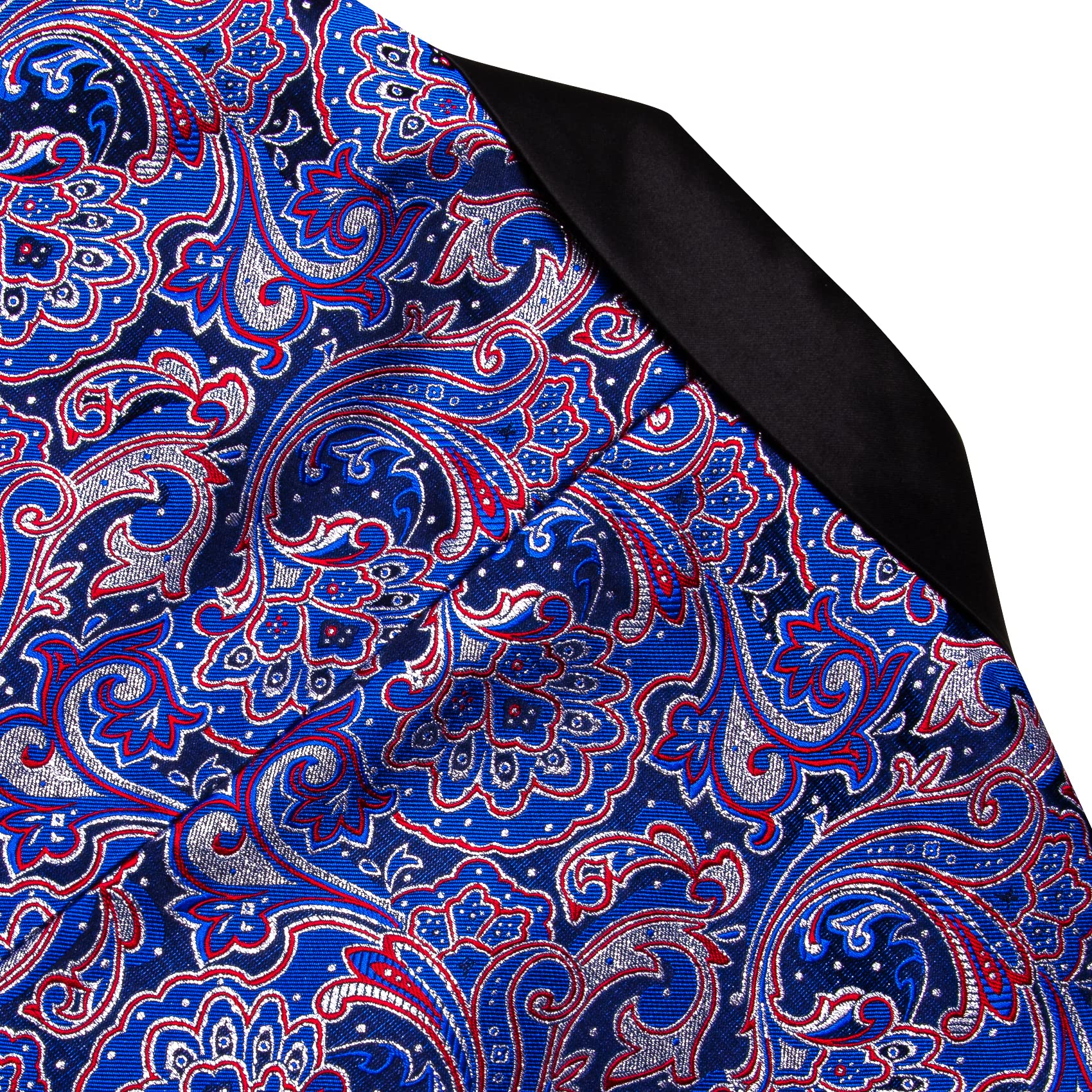 Foto 7 pulgar | Chaqueta Tipo Blazer Barry.wang Para Hombre, Esmoquin Floral, Cachemir, Morado - Venta Internacional.
