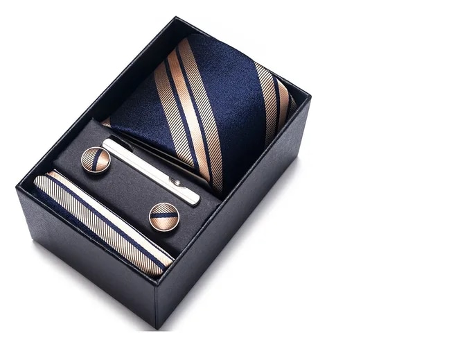 Set Xtellar De Corbata Formal De 8 Cm Con Estuche De Regalo $599
