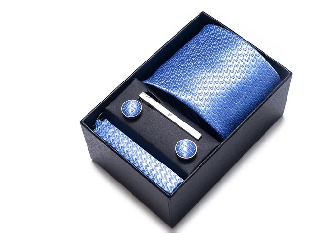 Set Xtellar De Corbata Formal De 8 Cm Con Estuche De Regalo $599