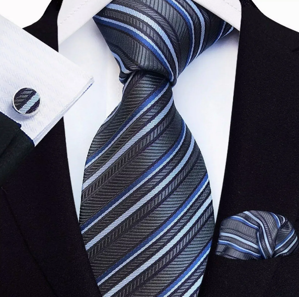 Foto 4 | Set Xtellar Corbata + Pañuelo + Mancuernilla Hombre 5 Piezas Classic