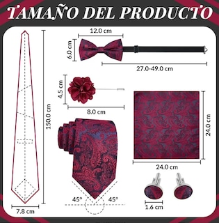Foto 4 | Juego de Corbatas y Gemelos Xtellar para Hombre