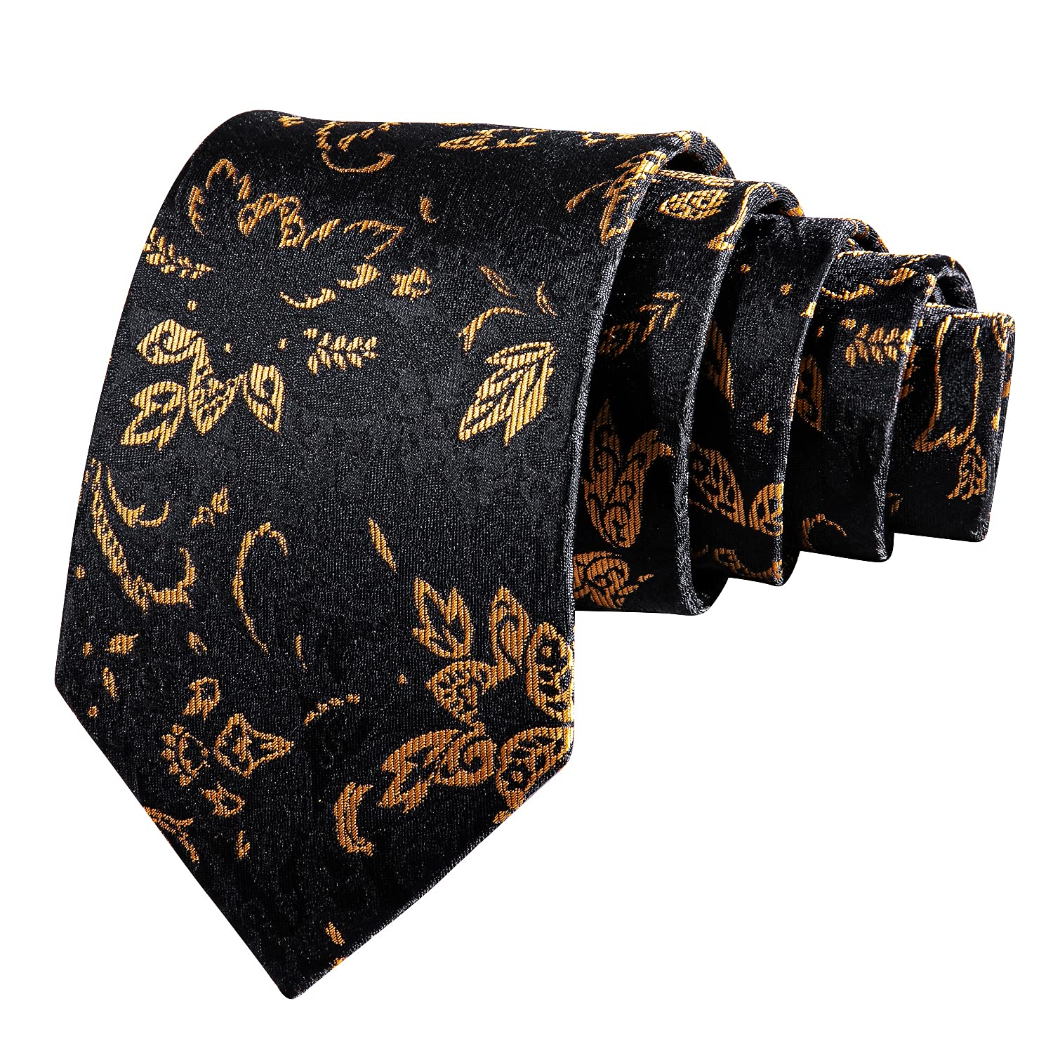 Foto 7 pulgar | Chaleco Barry.wang, Jacquard De Seda Con Flores Marrones Y Negras, 5 Unidades - Venta Internacional.