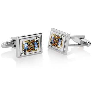 Foto 1 | Gemelos West Coast Jewelry King Of Spades Para Hombre - Venta Internacional.