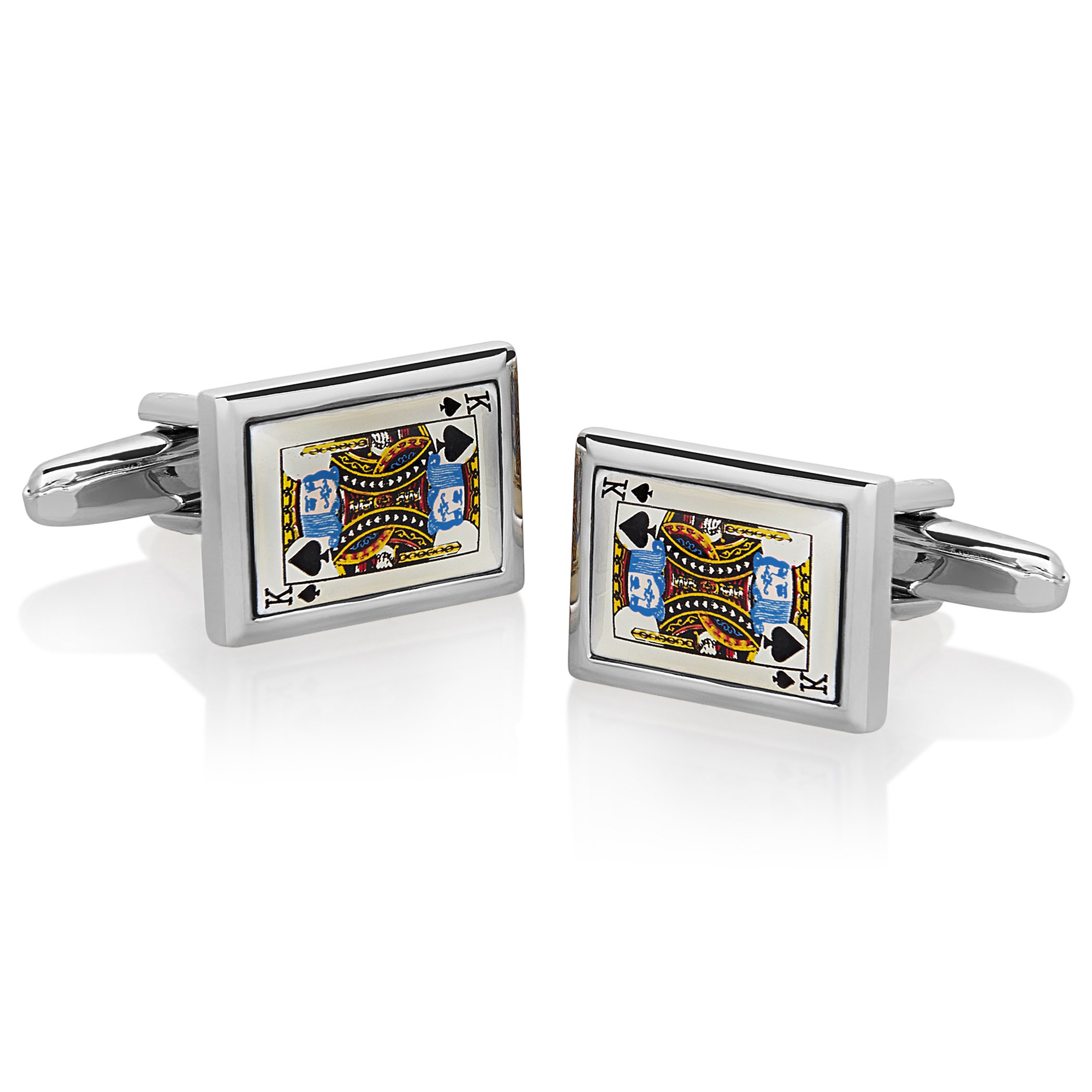 Foto 3 pulgar | Gemelos West Coast Jewelry King Of Spades Para Hombre - Venta Internacional.