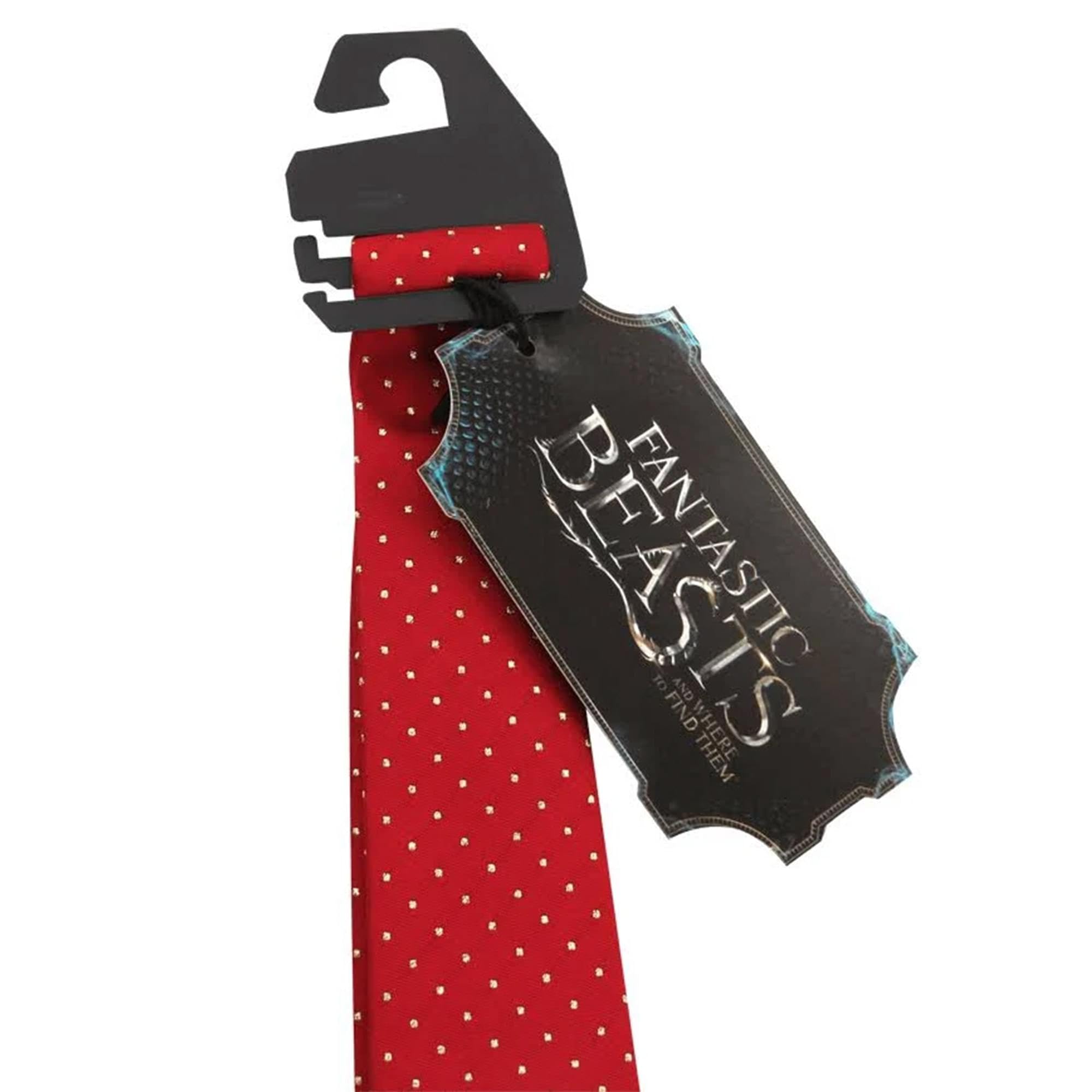 Foto 4 pulgar | Corbata Harry Potter Animales Fantásticos Jacob Kowalski Roja - Venta Internacional.