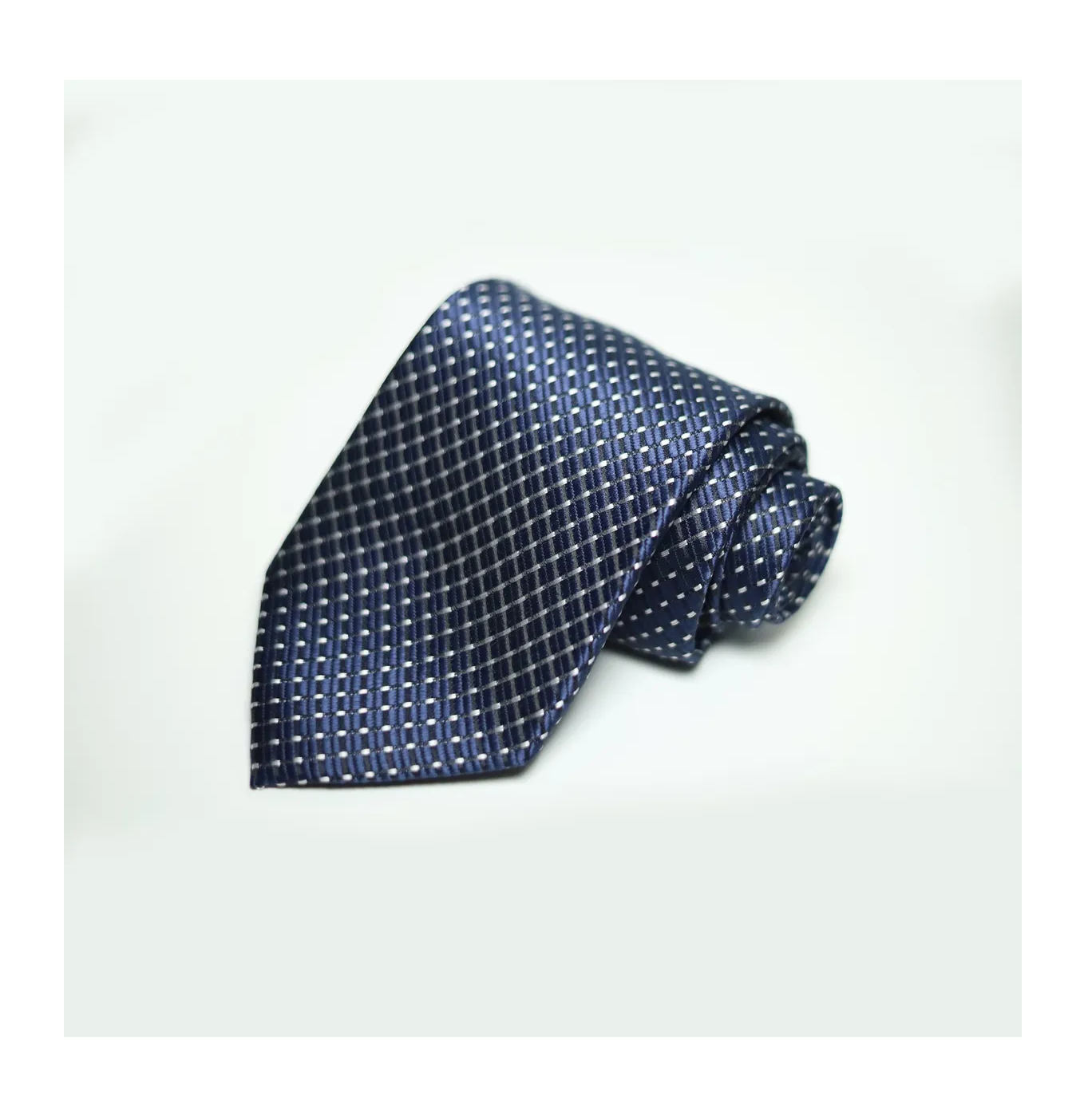 Foto 5 pulgar | Set Corbata Pañuelo Mancuernilla Hombre 5 Piezas Azul Puntos