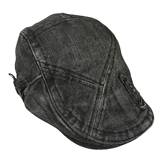 Foto 3 | Boina Española Cerrada De Tela Varios Diseños Color Negro Mezclilla