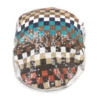 Foto 2 | Boina Española Cerrada De Tela Varios Diseños Color Blanco Lentejuelas