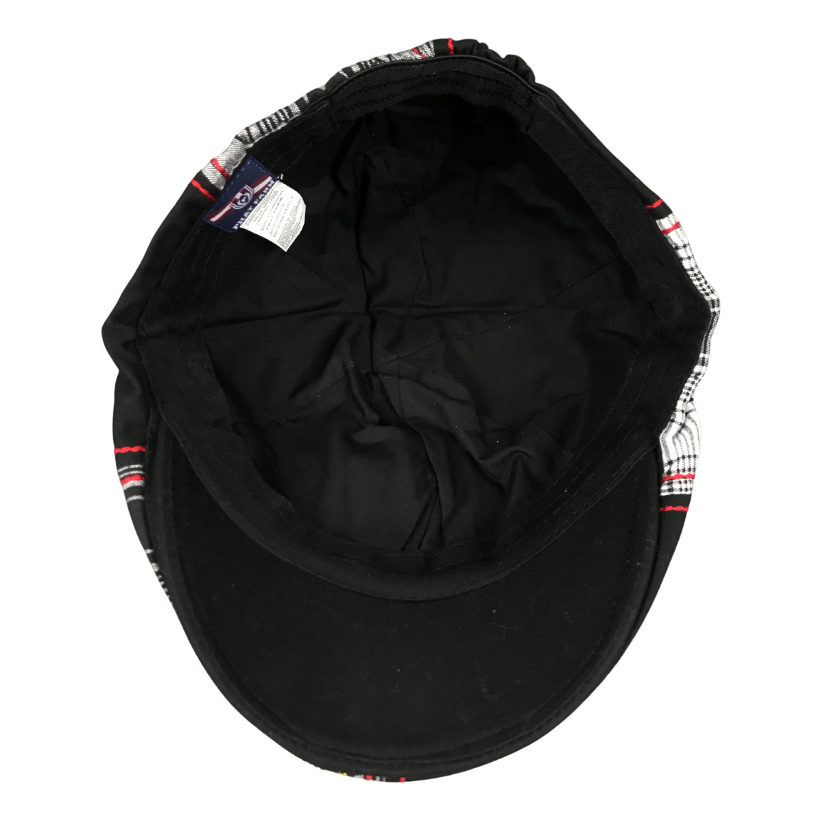 Foto 6 pulgar | Boina Española Cerrada Varios Diseños Modelo 3 Color Negro Cuadros