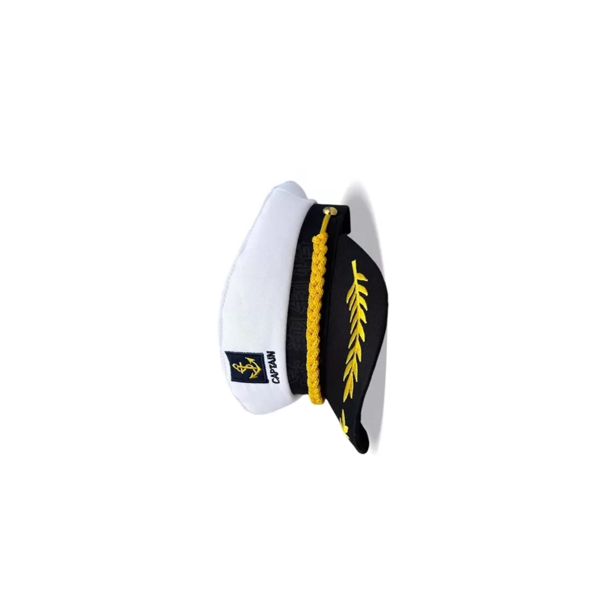 Foto 6 pulgar | Sombrero Ajustable Capitan Marinero Gorro Gorra Yate Laure 1 Pzs, Blanco