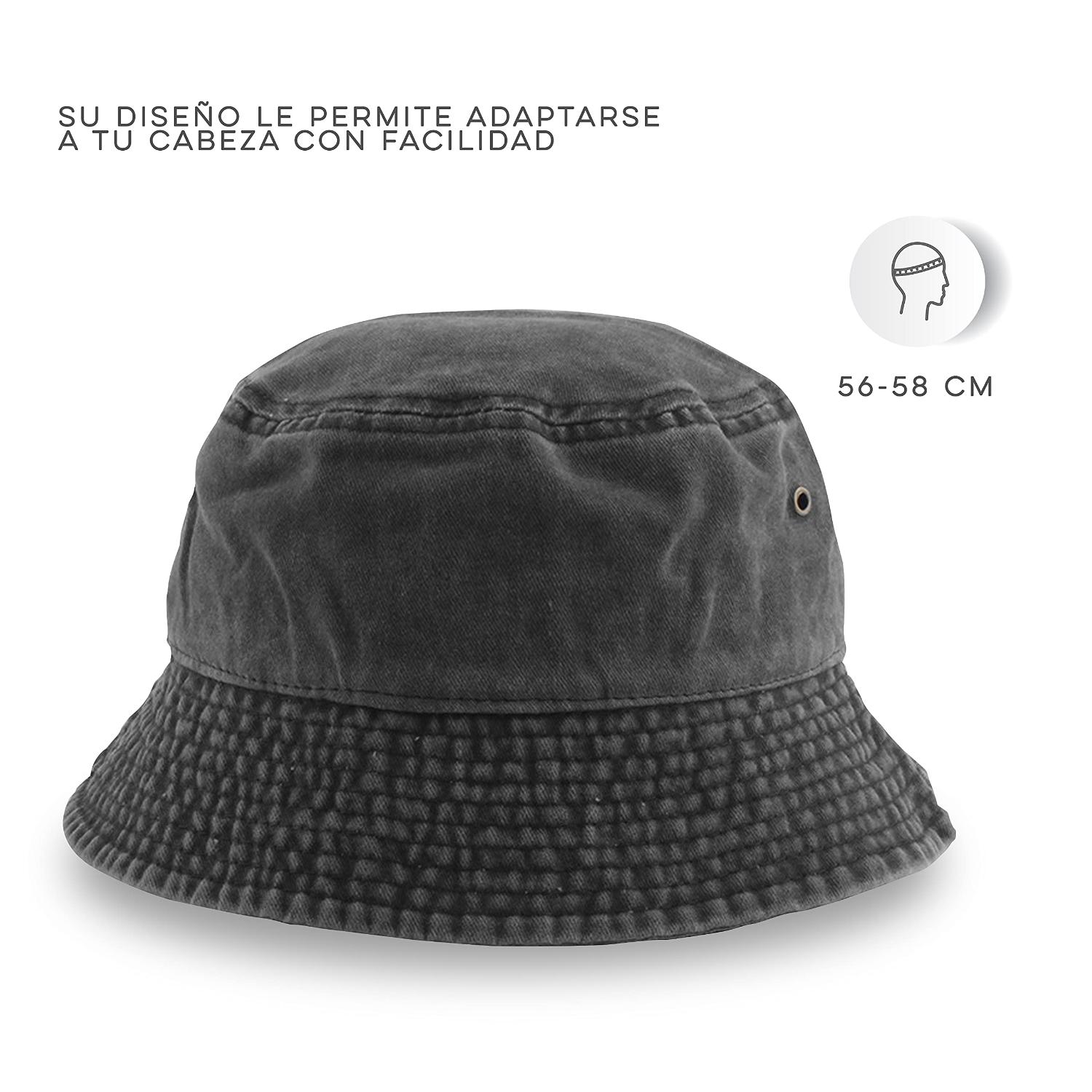 Foto 4 pulgar | Bucket Hat Unisex Ligero Y Resistente Vedicci Negro