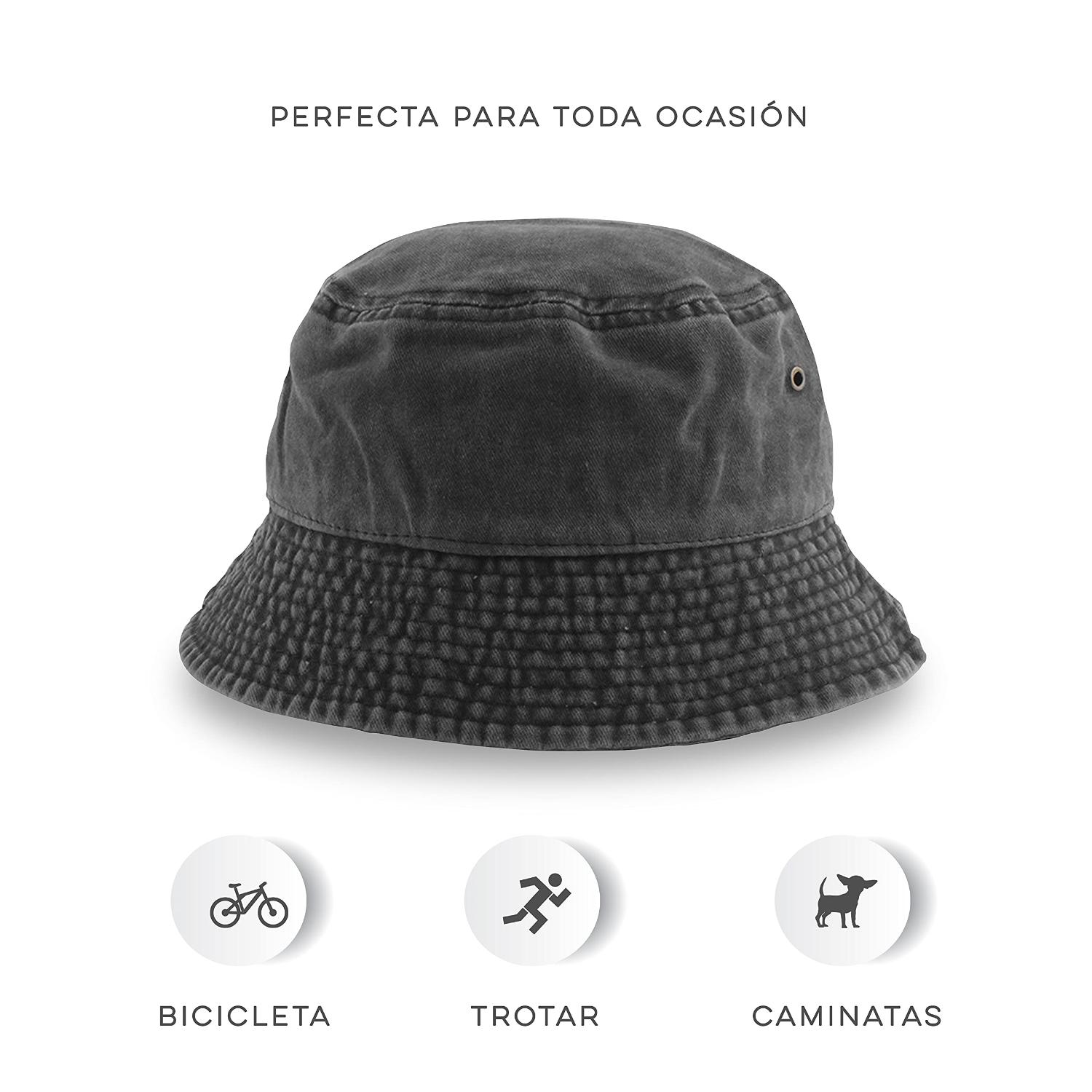 Foto 5 pulgar | Bucket Hat Unisex Ligero Y Resistente Vedicci Negro