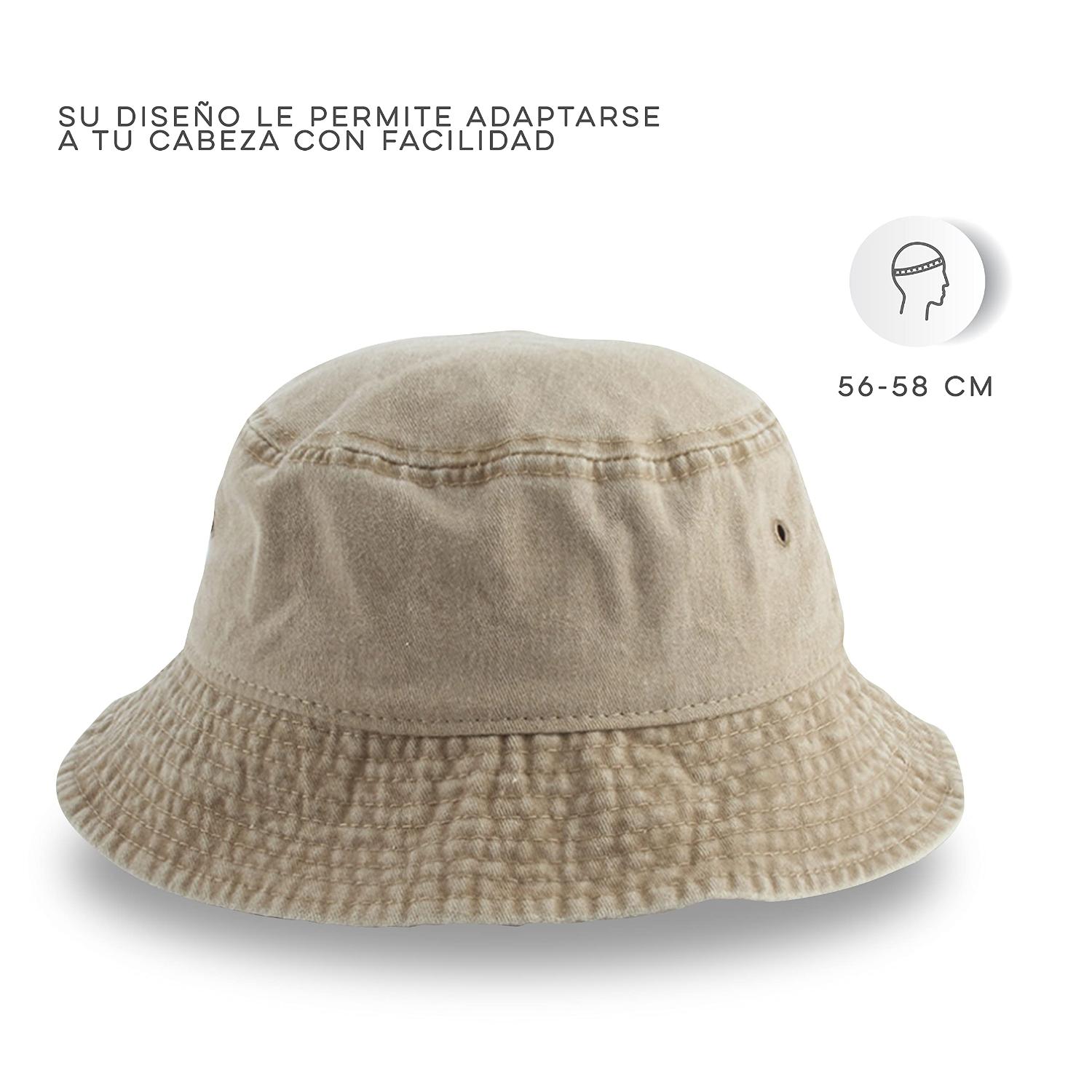 Foto 4 pulgar | Bucket Hat Unisex Ligero Y Resistente Vedicci Café