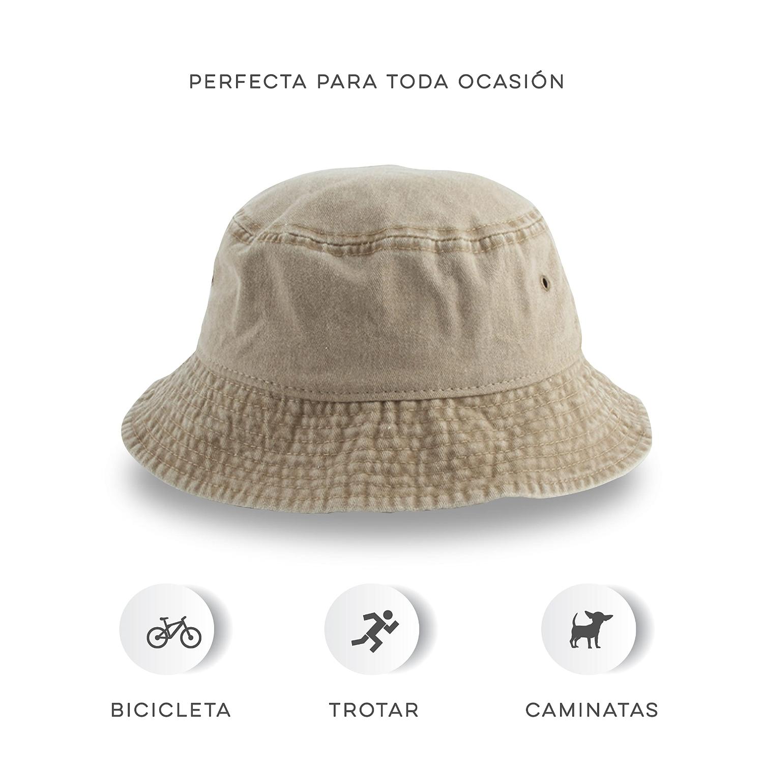 Foto 5 pulgar | Bucket Hat Unisex Ligero Y Resistente Vedicci Café