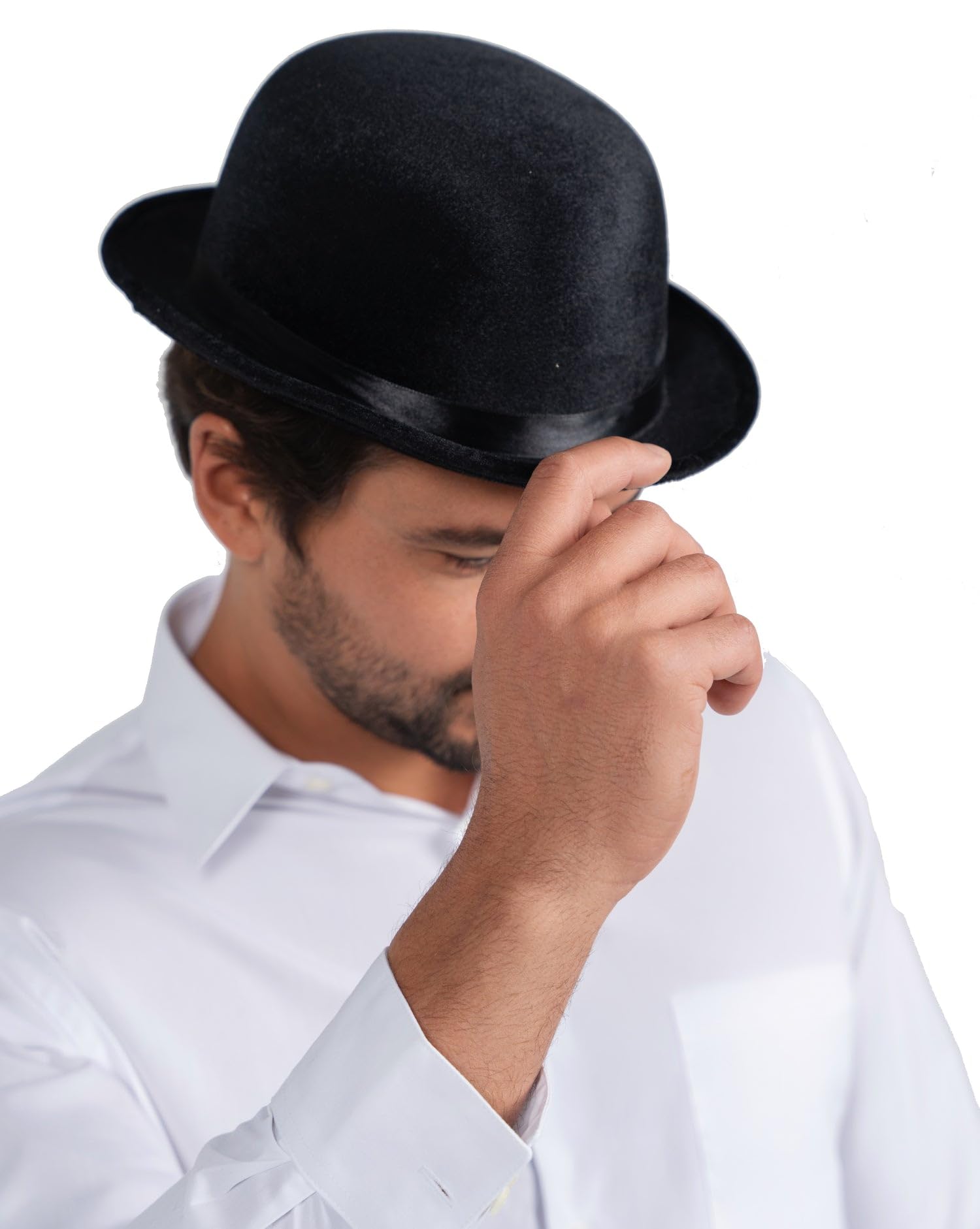 Foto 4 pulgar | Hat Dress Up America Derby - Sombrero De Terciopelo Negro Para Adultos - Venta Internacional.