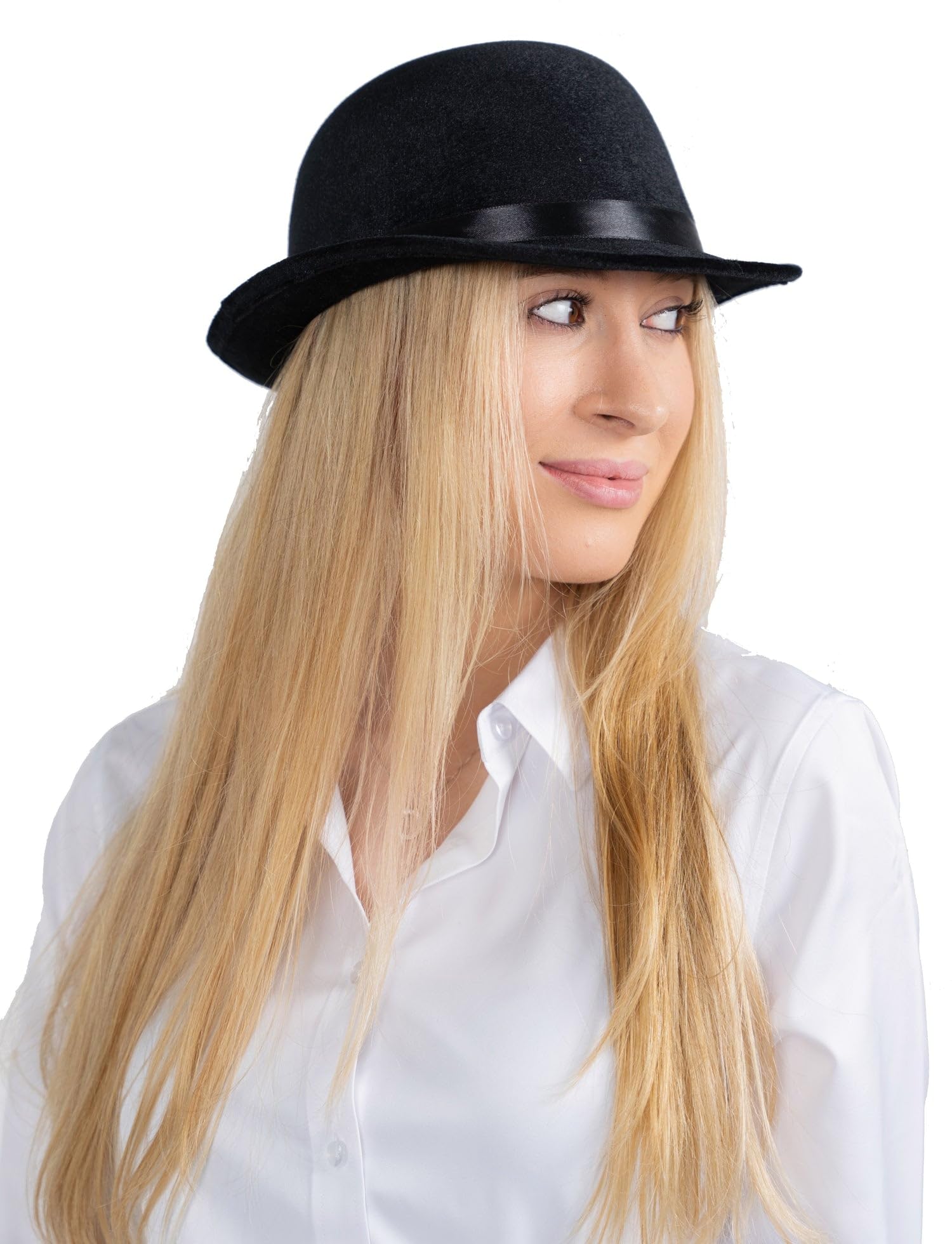 Foto 4 | Hat Dress Up America Derby - Sombrero De Terciopelo Negro Para Adultos - Venta Internacional.