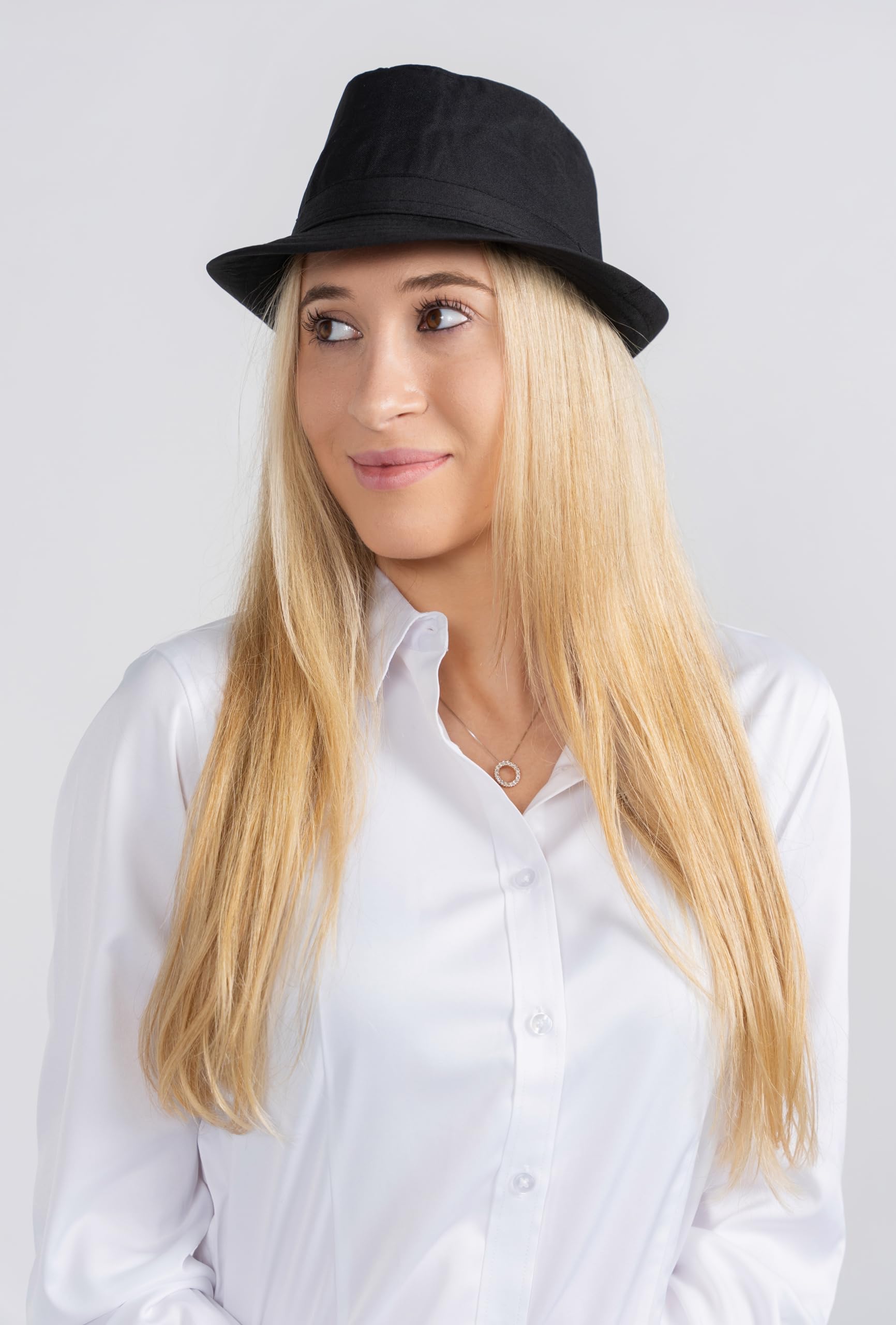 Foto 5 pulgar | Sombrero Fedora Dress Up America Black Para Hombre Y Mujer - Venta Internacional.