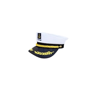 Foto 1 | Sombrero Ajustable Capitan Marinero Gorro Gorra Yate 1 Pzs Blanco