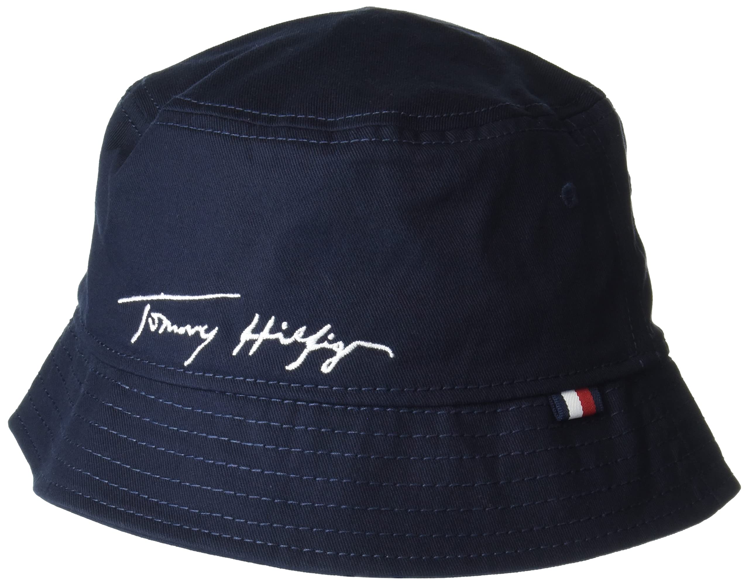 Foto 2 pulgar | Sombrero De Pescador Tommy Hilfiger De Algodón Azul Oscuro Para Hombre - Venta Internacional.