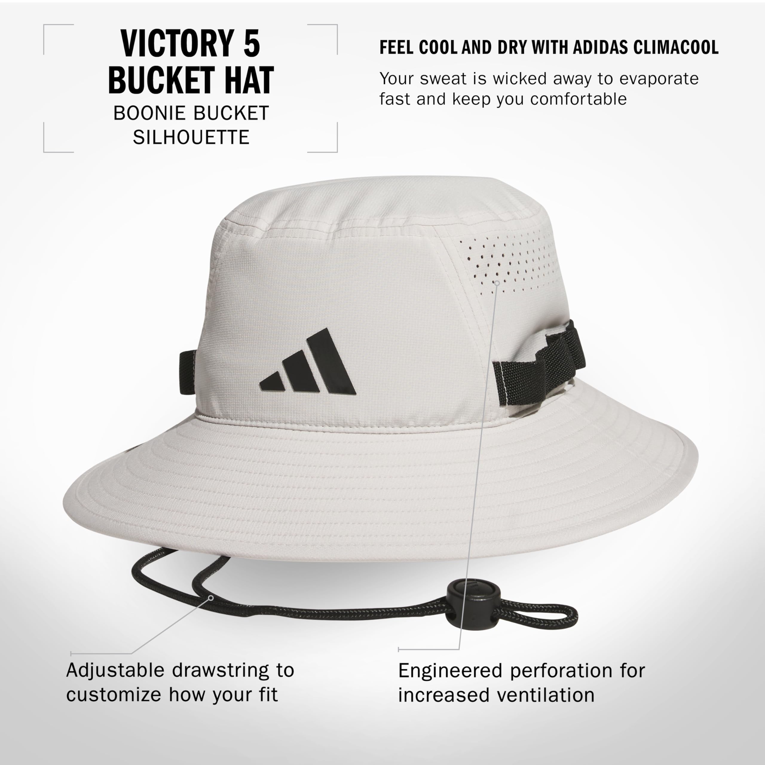 Foto 3 pulgar | Sombrero De Pescador Adidas Victory Outdoors Sideline Sun Protect - Venta Internacional.