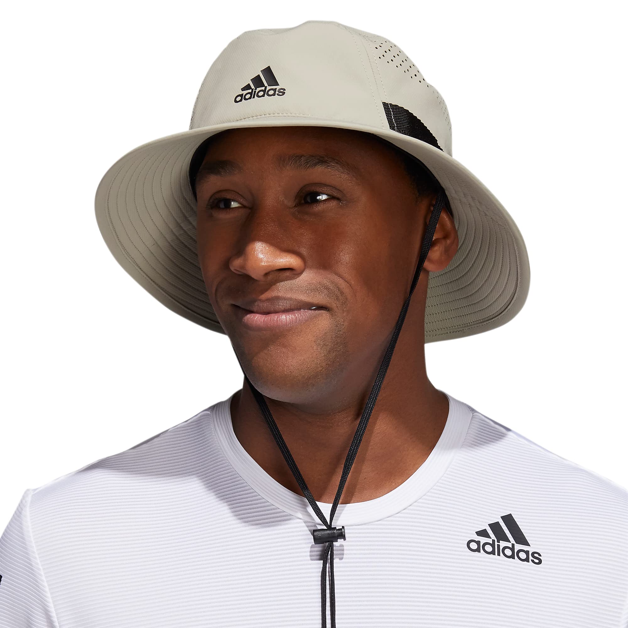 Foto 6 pulgar | Gorro De Pescador Adidas Victory Outdoors Con Protección Solar, Gris Y Negro - Venta Internacional.