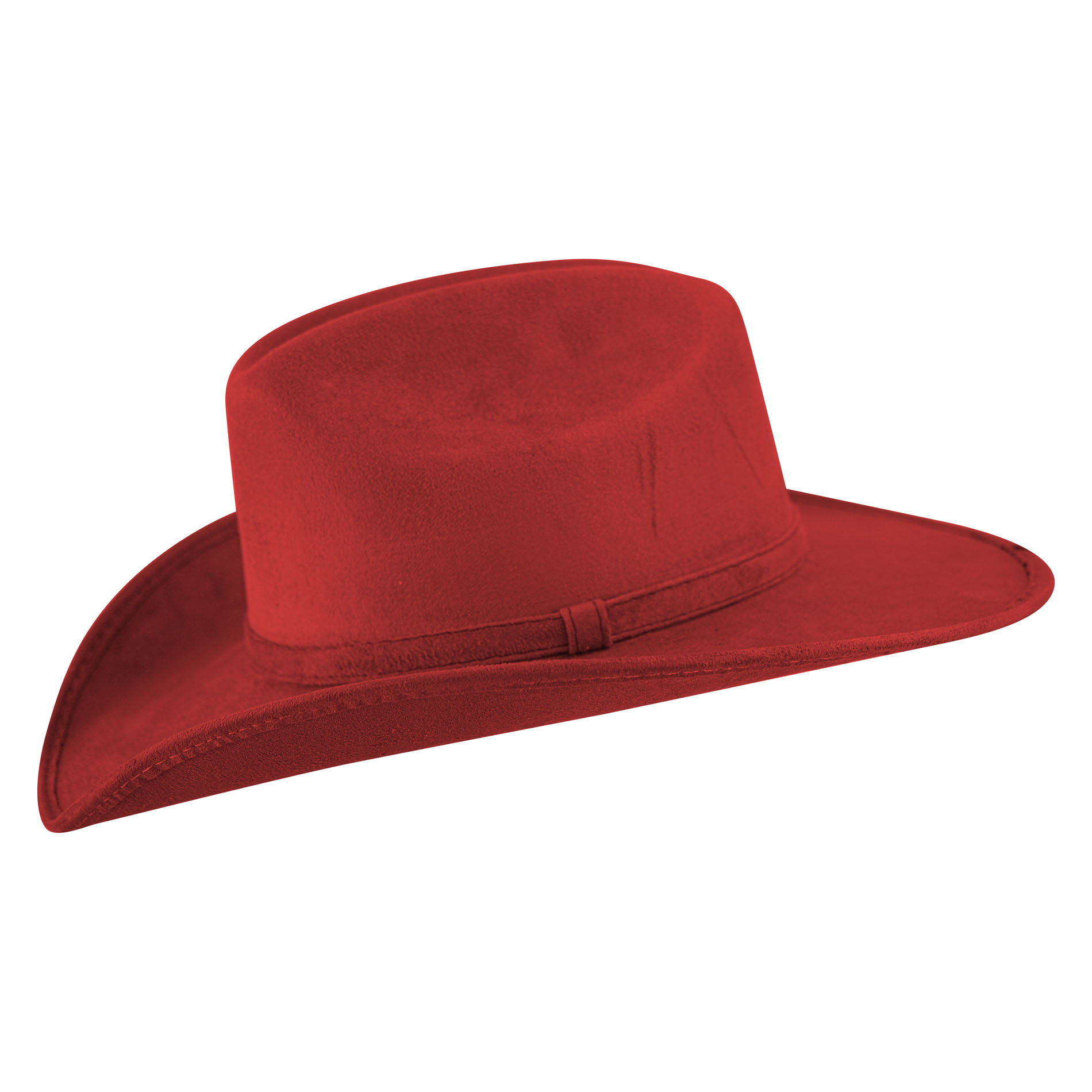 Foto 2 pulgar | Sombrero Unisex Rojo Gamuzina Gamuza Americana ''m'' Nueva Imagen