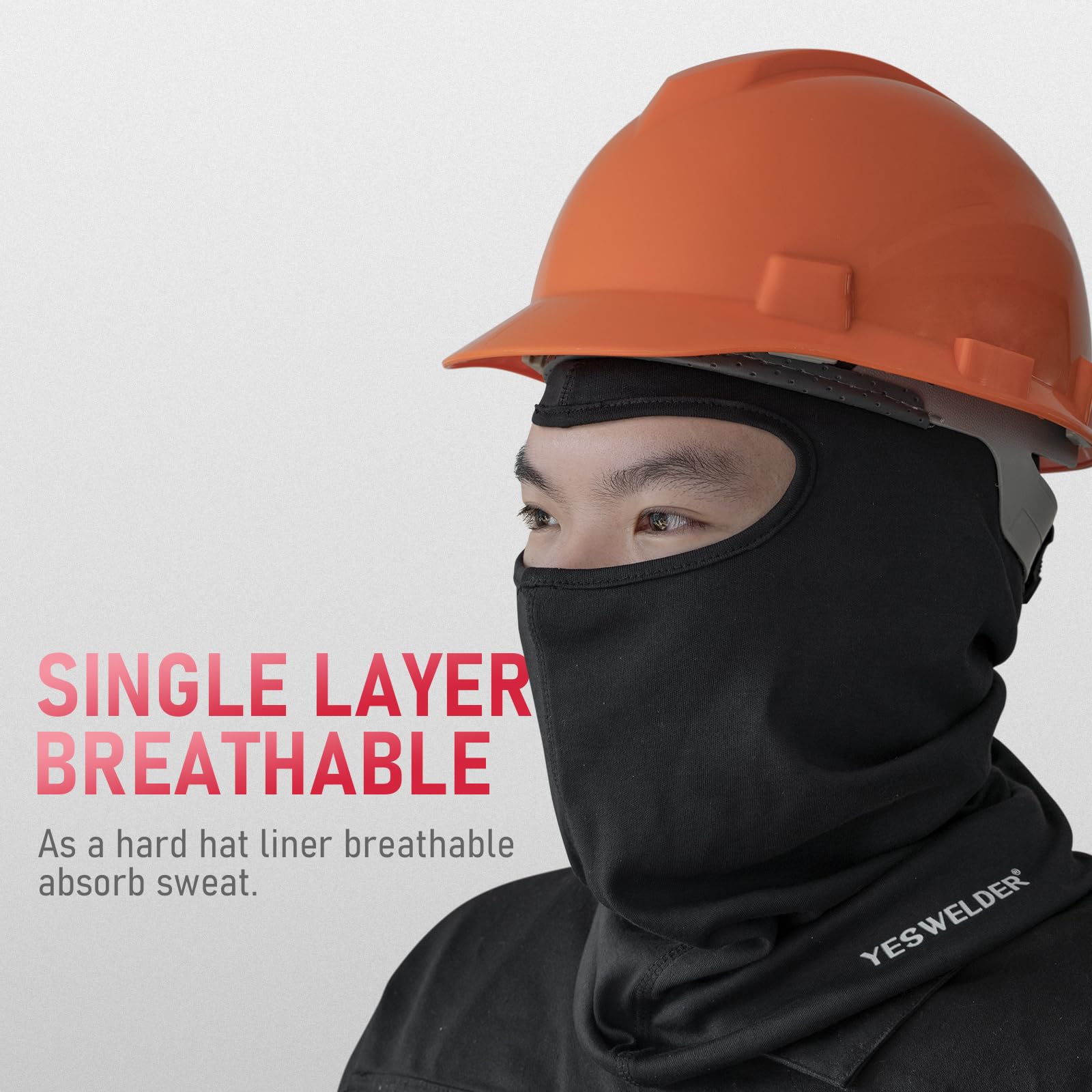 Foto 5 | Pasamontañas Resistente Al Fuego Yeswelder Fr Welding, Máscara Facial X2 - Venta Internacional.