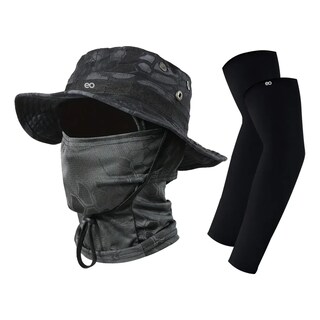 Foto 1 | Sombrero Para Sol Protector Con Pasamontañas Y Manga Eo Safe Imports Esi-19693 Negro