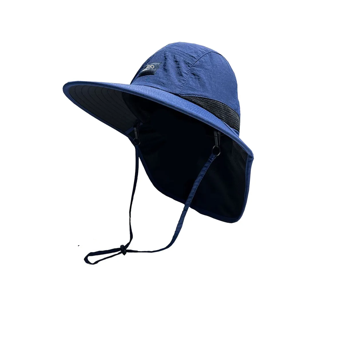 Foto 1 | Sombrero Pesca Sol Protección Cuello Cara Eo Safe Imports Esi-19697 Azul