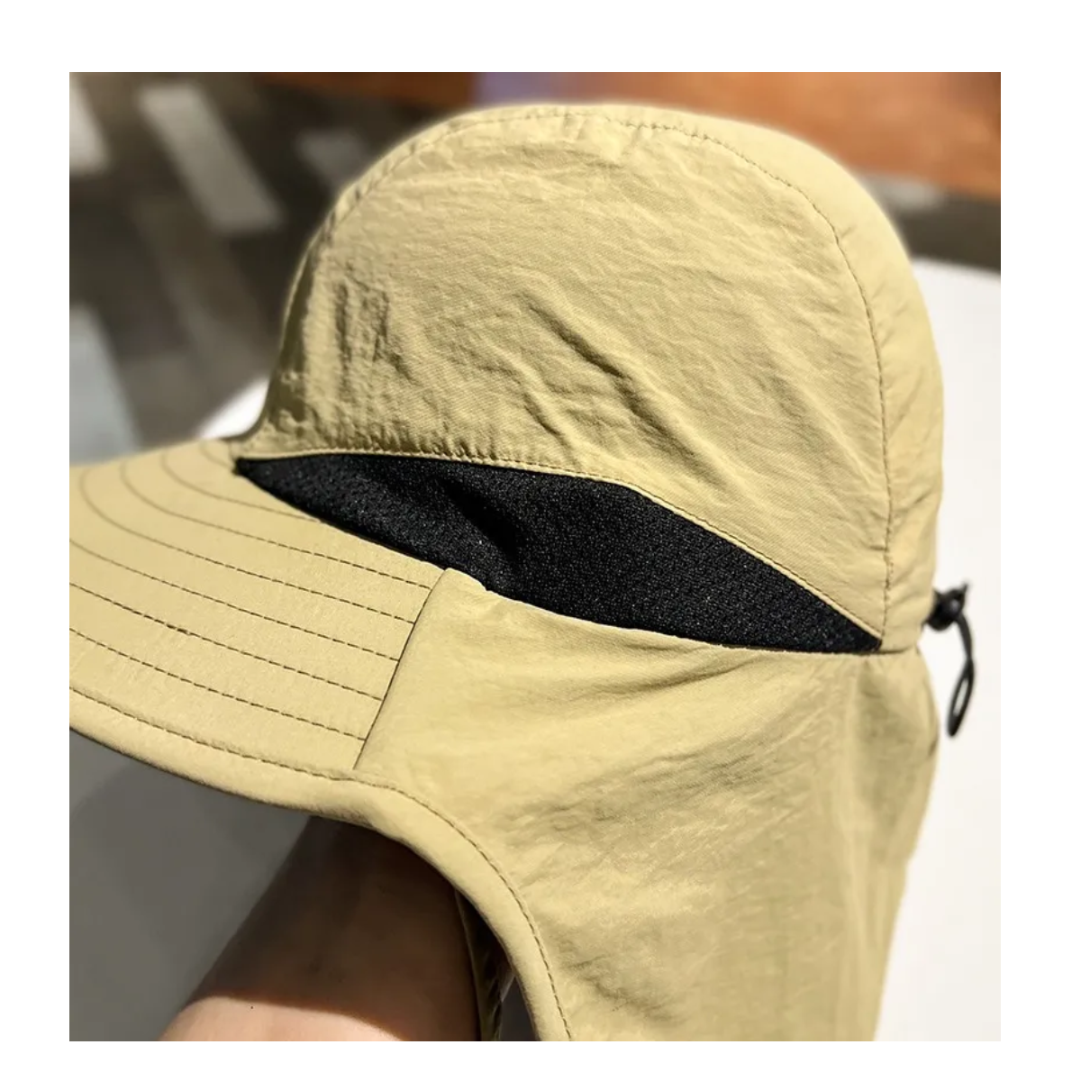Foto 5 pulgar | Sombrero Pesca Sol Protección Cuello Cara Eo Safe Imports Esi-19696 Amarillo