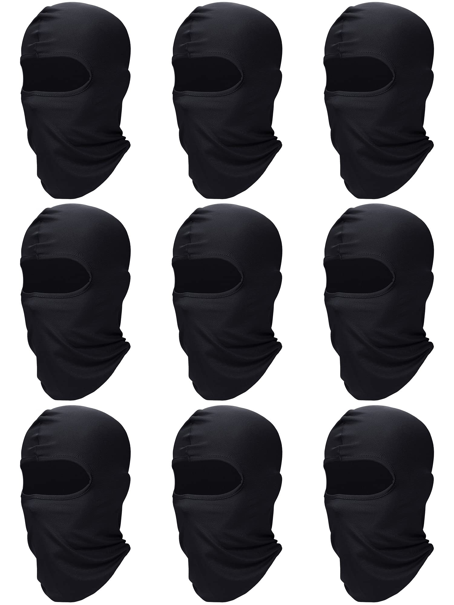 Foto 1 | Máscara De Esquí Satinior Con Cobertura Integral Para Hombre, 9 Unidades, Color Negro - Venta Internacional.