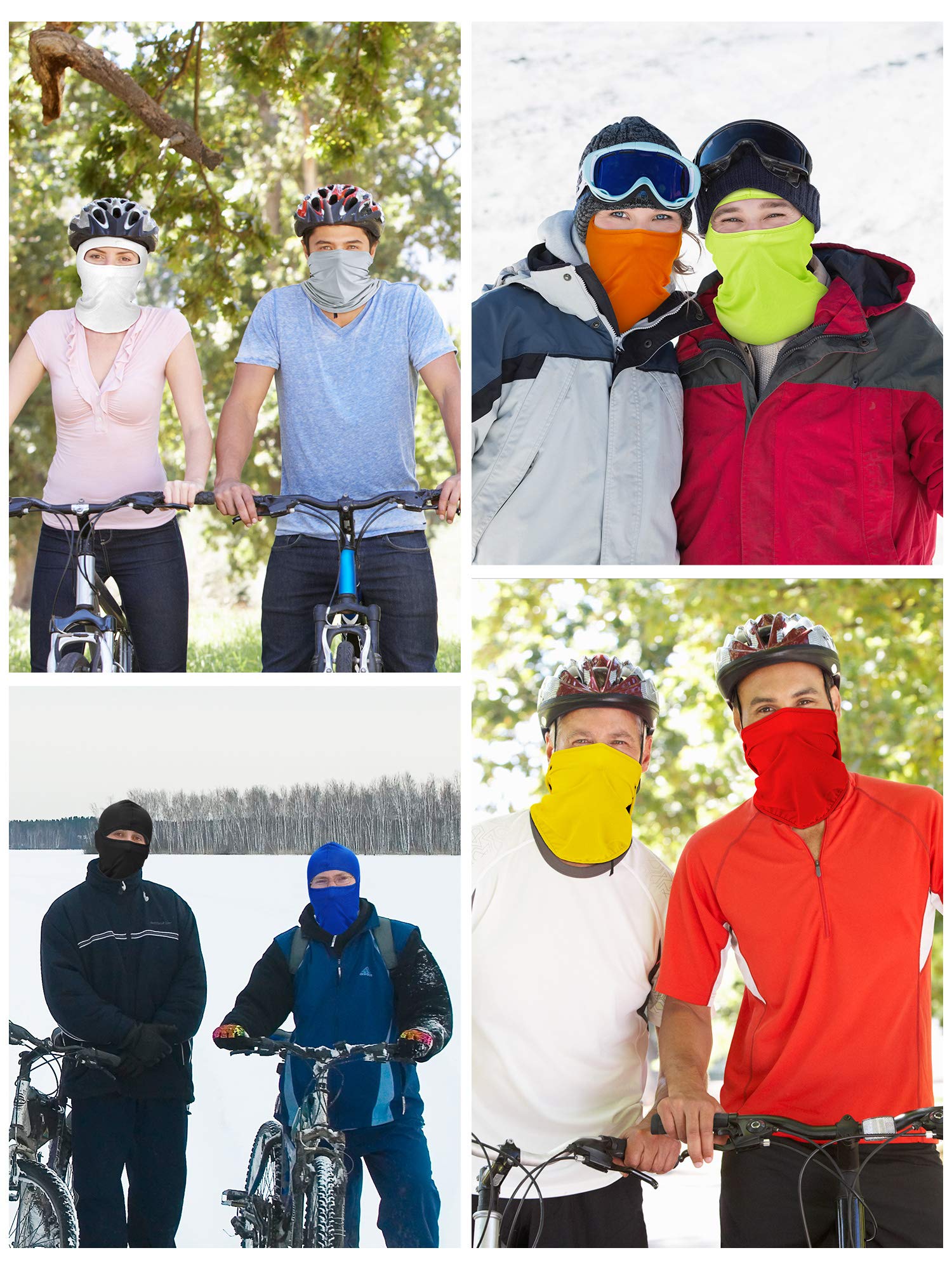 Foto 7 pulgar | Máscara De Esquí Zhanmai Para Todo El Rostro, Protección Solar Uv, Para Hombre, 9 Unidades - Venta Internacional.