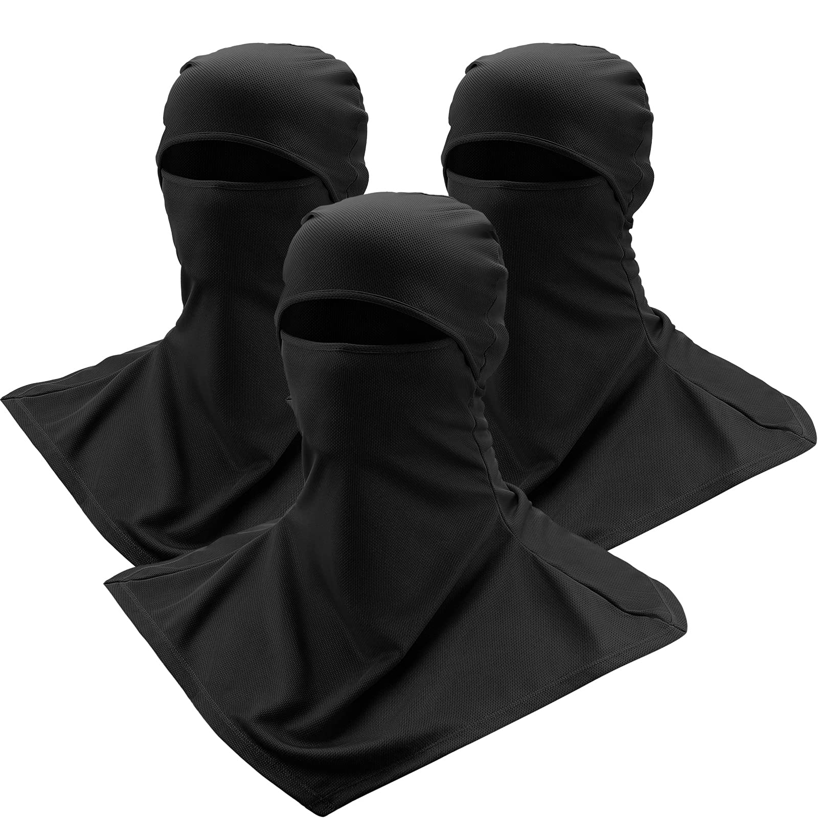 Foto 1 | Cubierta Facial Con Pasamontañas, Protección Solar, Cuello, 3 Unidades, Satinior - Venta Internacional.