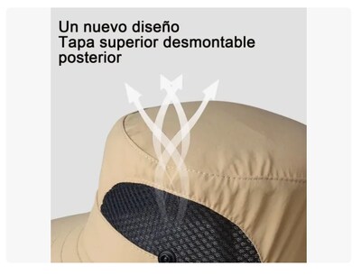 Foto 4 | Sombrero Xtellar El Sol Gorra Protección Cuello Y Cara +manga Y Gafa
