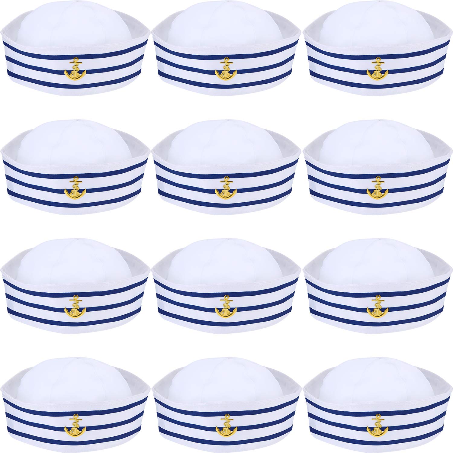 Foto 2 pulgar | Sombrero Sail Hats Syhood Azul Con Sombrero Blanco De Capitán Sailor X12 - Venta Internacional.