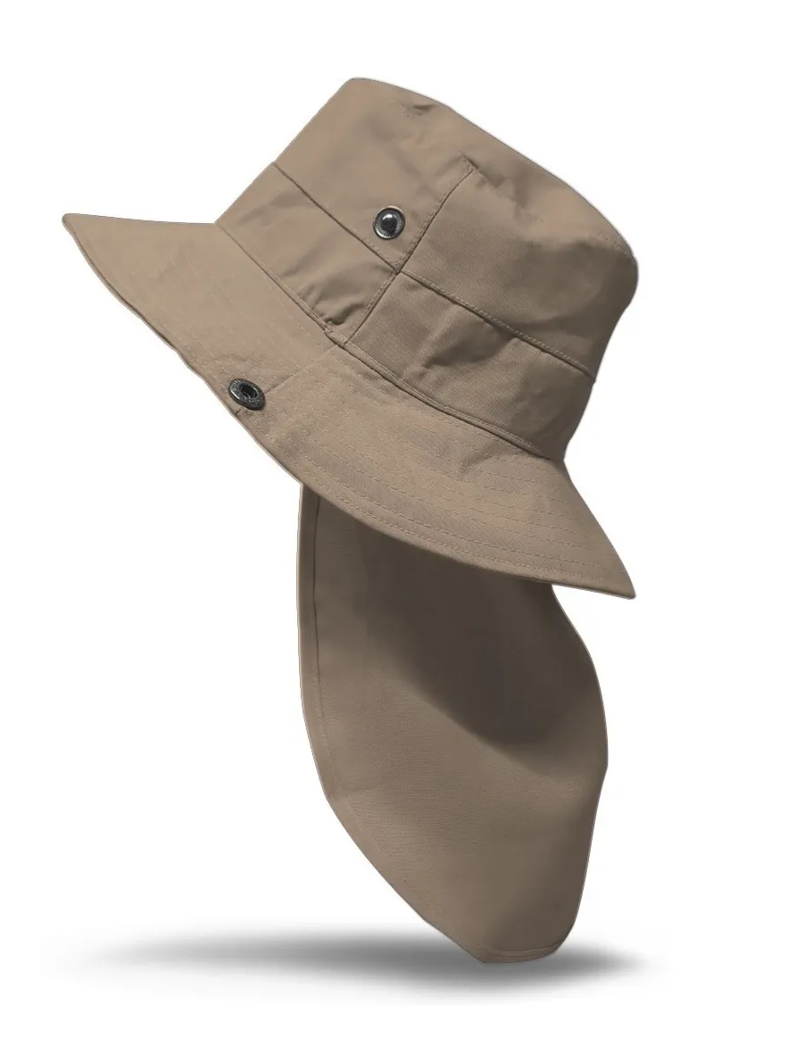 Foto 2 | Sombrero Cazador Con Capa Protección Del Sol Unitalla Color Marron Claro