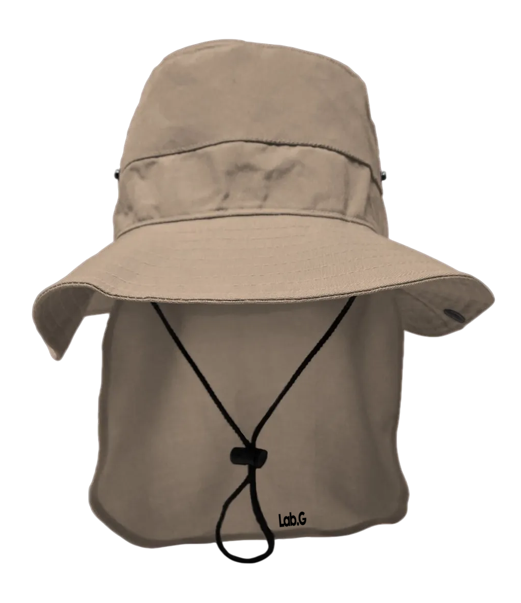 Foto 1 | Sombrero Cazador Con Capa Protección Del Sol Unitalla Color Marron Claro