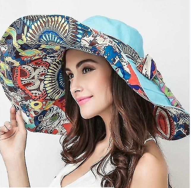 Foto 4 pulgar | Sombrero Huoguo Flower  Grande  Plegable  Con Ala De Sol De Verano  Naranja - Venta Internacional.