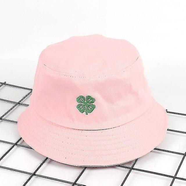 Foto 2 pulgar | Gorra Huoguo Fisherman De Algodón Bordada Para El Sol  56 — 58 Cm  Color Rosa - Venta Internacional.