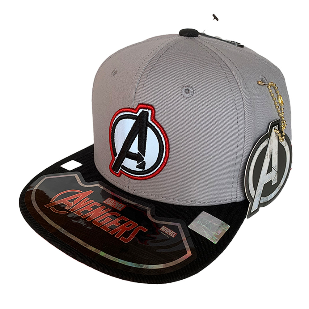 Foto 2 pulgar | Gorra Marvel  Avengers Bordado 3d con Reflejante Gris de 57 cm